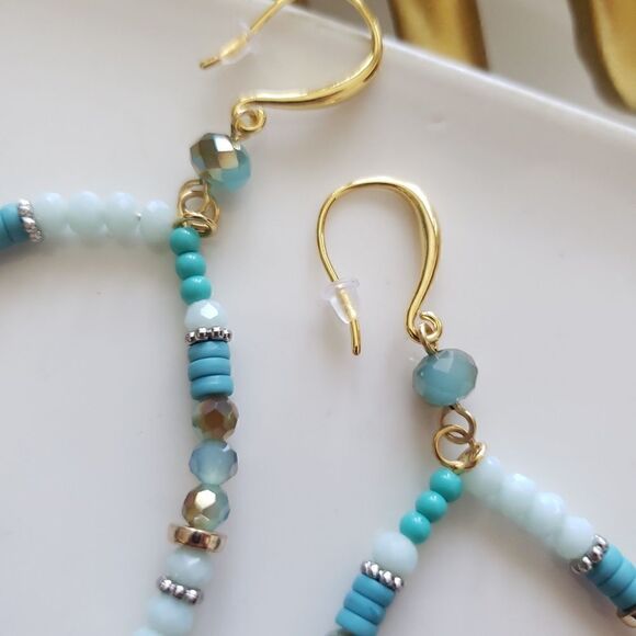 New! FP Avril Stone Dangle Earrings - Picture 7 of 16